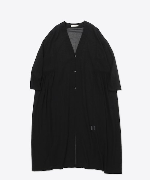 evam eva / E231T097 SHIRRING ROBE エヴァムエヴァ 正規取扱店 通販