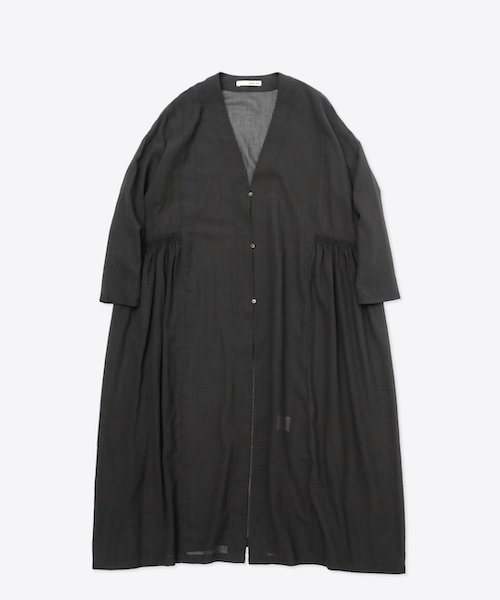 Evam Eva Shirring Robe ロングワンピース | filmekimi.iksv.org