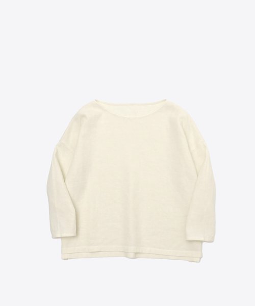 evam eva / E231T042 WATER LINEN PULLOVER エヴァムエヴァ 正規取扱店