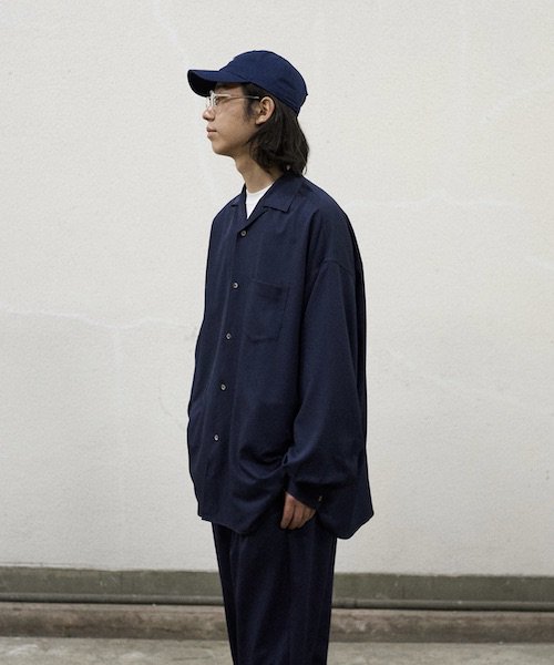 FreshService / COOLFIBER OPEN COLLAR L/S SHIRT フレッシュサービス