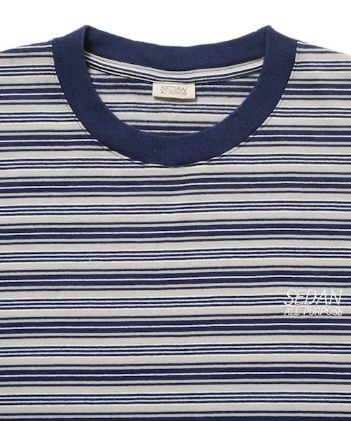 SEDAN ALL-PURPOSE / STRIPED S/S TEE セダンオールパーパス 正規取扱