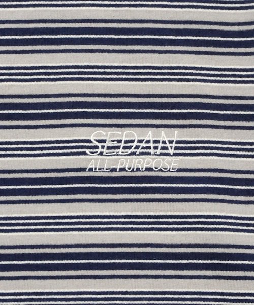 SEDAN ALL-PURPOSE / STRIPED S/S TEE セダンオールパーパス 正規取扱