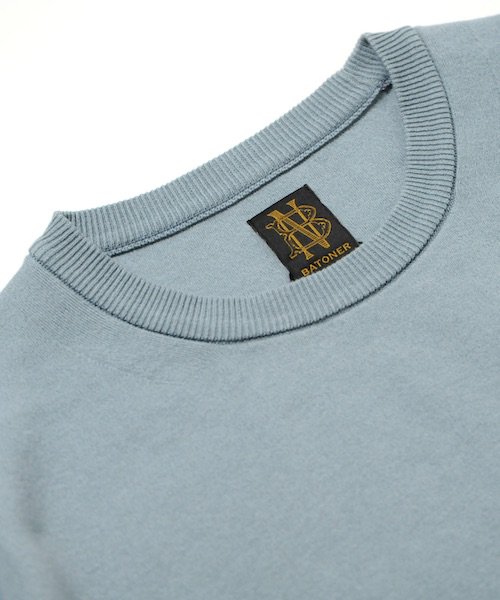 BATONER WOMEN / 32G SMOOTH KNIT T-SHIRT バトナー正規取扱店 通販 