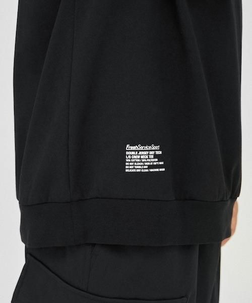 FreshService / DOUBLE JERSEY DRY TECH L/S CREW NECK TEE