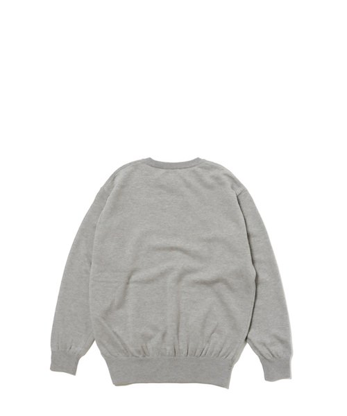 タグはお付け致しますBATONER MICRO BACK LOOP CREW NECK ニット