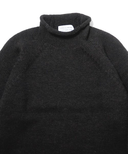 ENDS and MEANS / ROLL NECK NEP KNIT エンズアンドミーンズ正規取扱店 通販送料無料 - CHANTILLY-2F