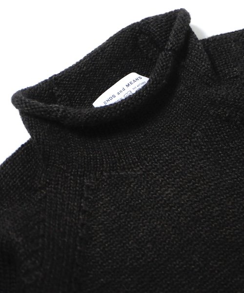 ENDS and MEANS / ROLL NECK NEP KNIT エンズアンドミーンズ正規取扱店 通販送料無料 - CHANTILLY-2F