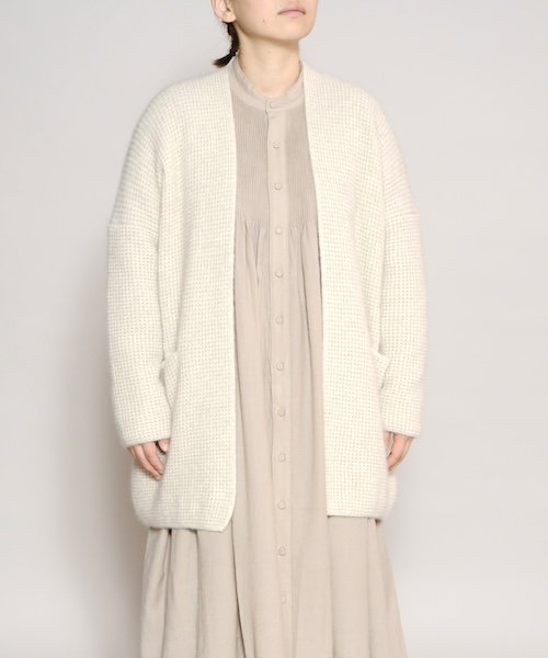 evam eva / E233K179 WOOL FOX SHORT ROBE エヴァムエヴァ 正規取扱店 通販送料無料 - CHANTILLY-2F