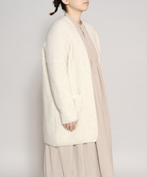 evam eva / E233K179 WOOL FOX SHORT ROBE エヴァムエヴァ 正規取扱店 通販送料無料 - CHANTILLY-2F