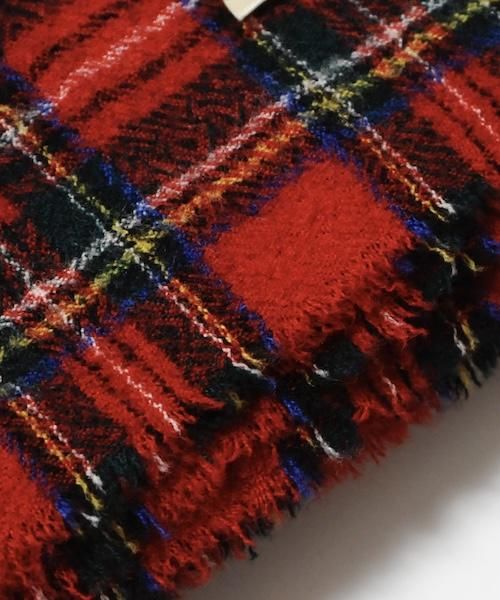 R&D.M.CO- / WOOL TARTAN CHECK BLANKET アールアンドディーエム