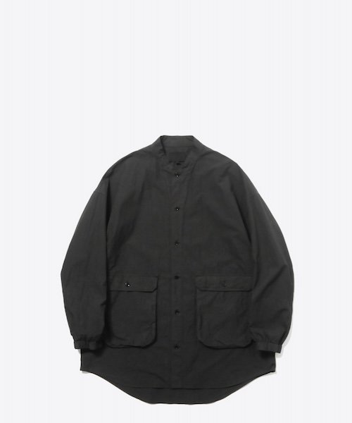 YOKO SAKAMOTO BLOUSON SHIRT | 世界随一のハイカウントタイプライターで仕立てたブルゾン型ロングシャツ -  CHANTILLY-2F