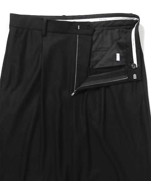 THE DAY × KANEMASA KNITTING / CLASSIC SLACKS [BLACK] | 定番