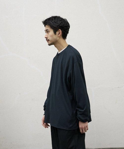 FreshService | DRY JERSEY L/S CREW NECK TEE [BLACK