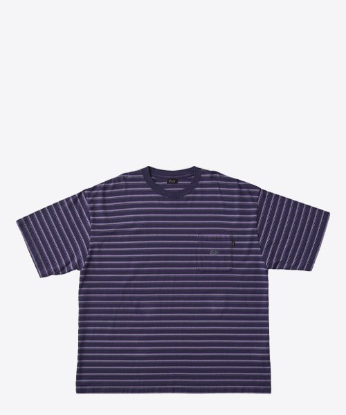 SEDAN ALL-PURPOSE | STRIPED S/S POCKET TEE - CHANTILLY-2F