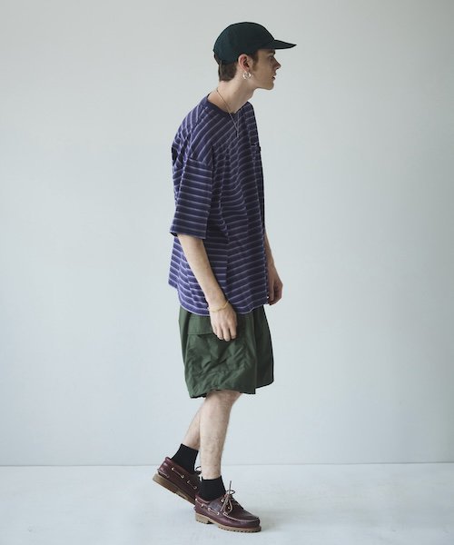 SEDAN ALL-PURPOSE | STRIPED S/S POCKET TEE - CHANTILLY-2F