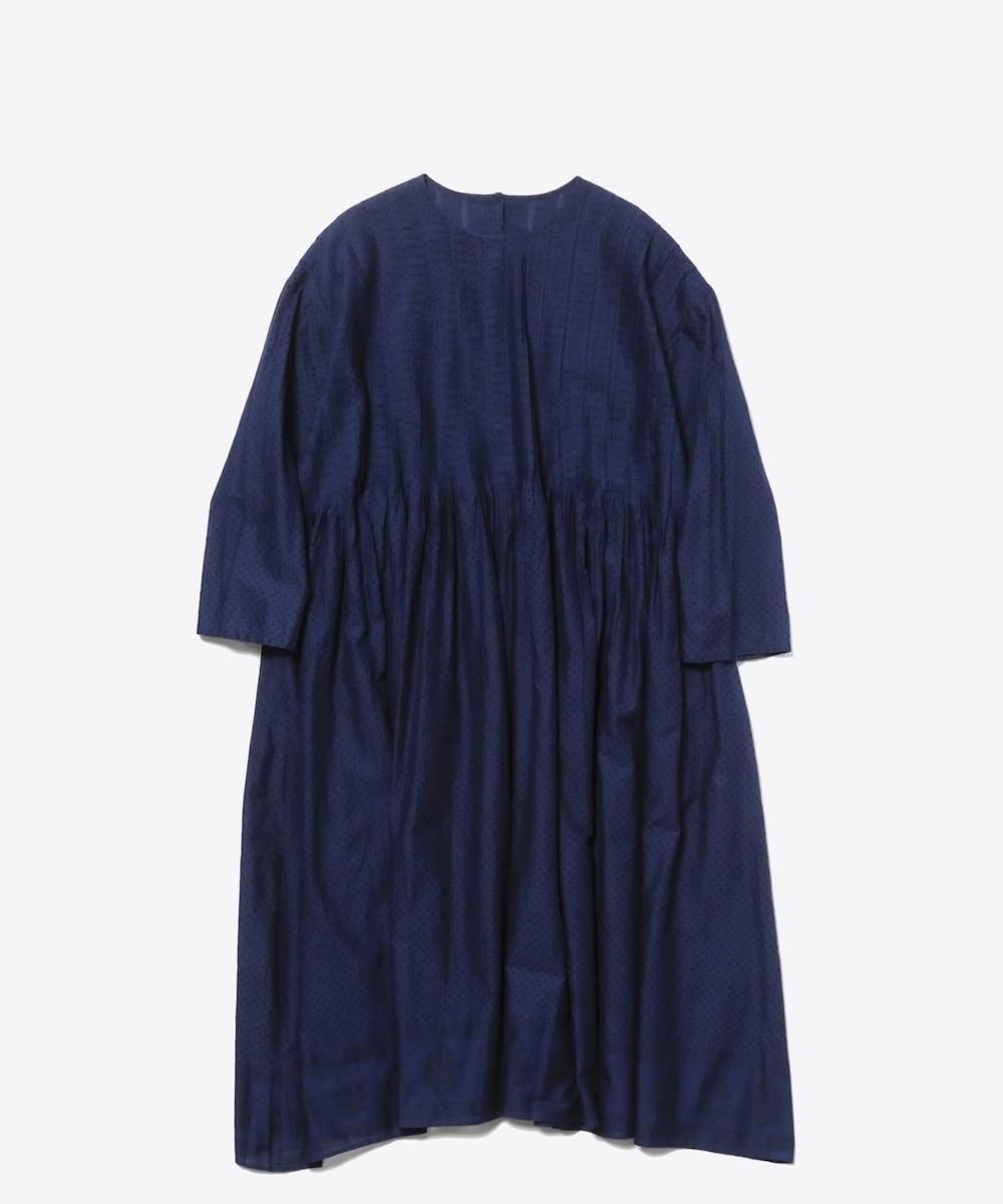 【美品】メゾンドソイル　ふんわりコットンシルクシャツワンピース　長袖　裏地付き 美品】メゾンドソイル ふんわりコットンシルクシャツワンピース