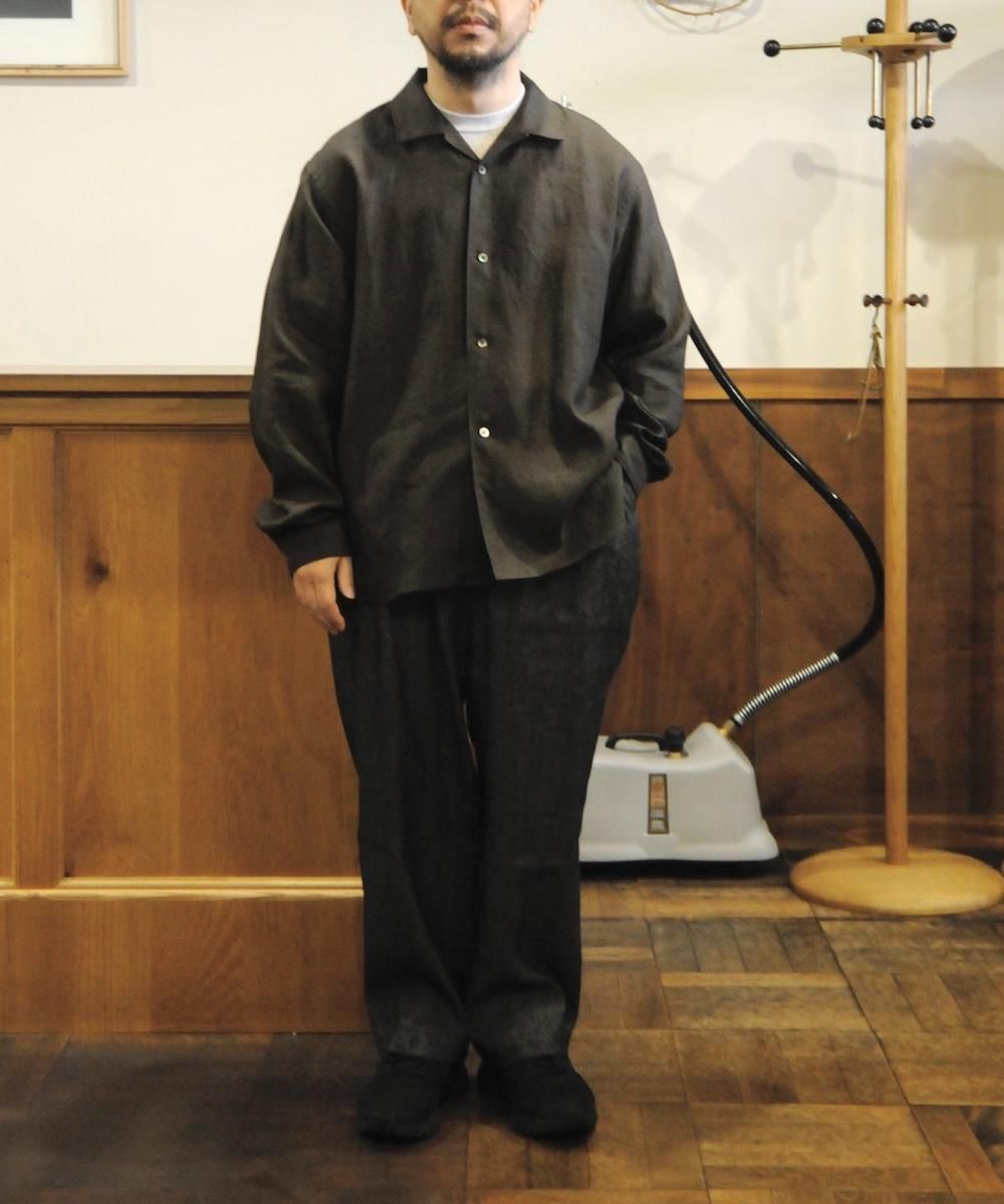 ENDS AND MEANS 25SS Carlo Shirts タグ付 ENDS and MEANS】2025SS Carlo Shirts - Dark Brown -
