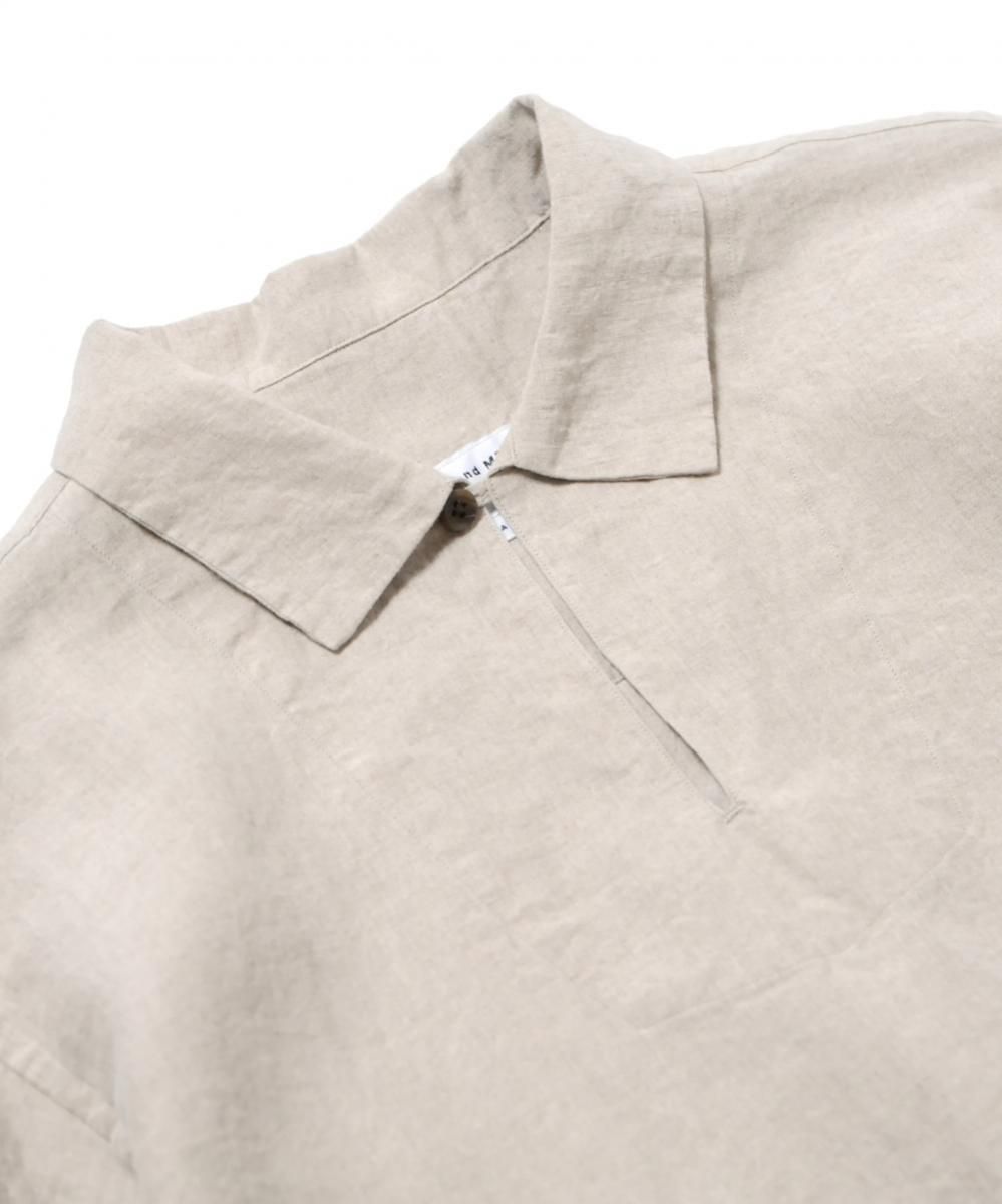ENDS and MEANS プルオーバーシャツ L ENDS and MEANS Band Collar Shirts ENDS and MEANS通販・取扱い