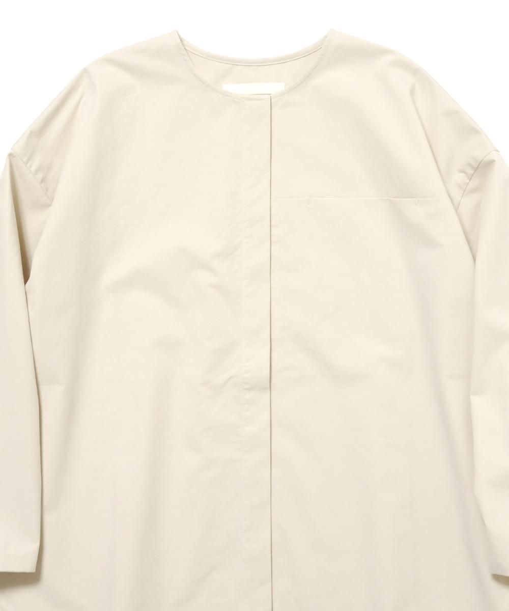 evam eva | ノーカラーシャツ - CHANTILLY-2F