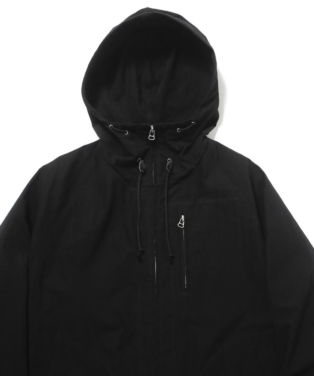 希少！　PUTUMAYO　プトマヨ　編み上げ　ベルトジャケット　ブラック YOKO SAKAMOTO | HOODED JACKET - CHANTILLY-2F
