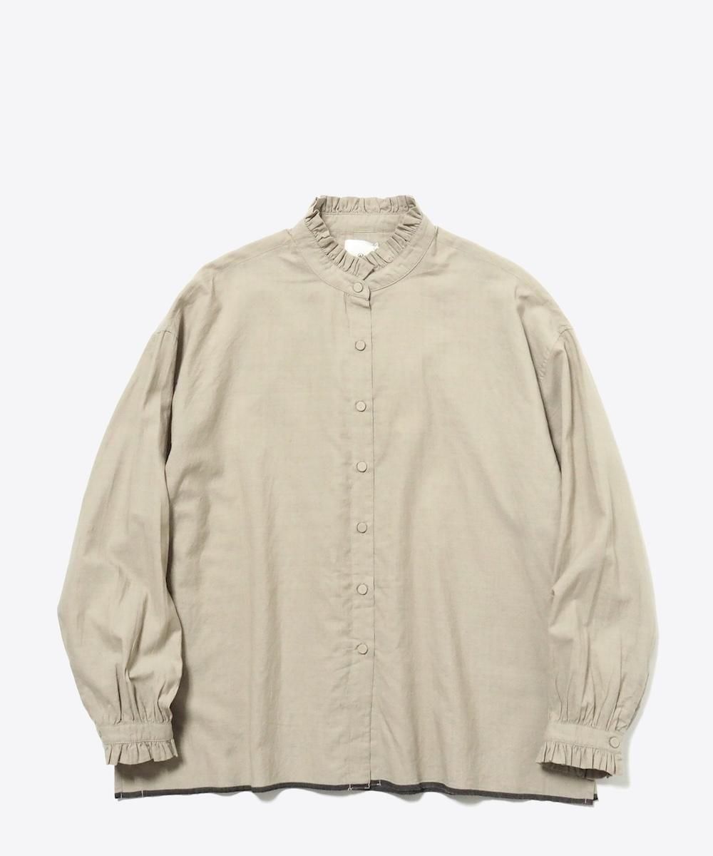 メゾンドソイルmaisondesoilカシミア長袖カーディガングベージュ maison de soil／ブークレー Vネックカーディガン | Beignets Online