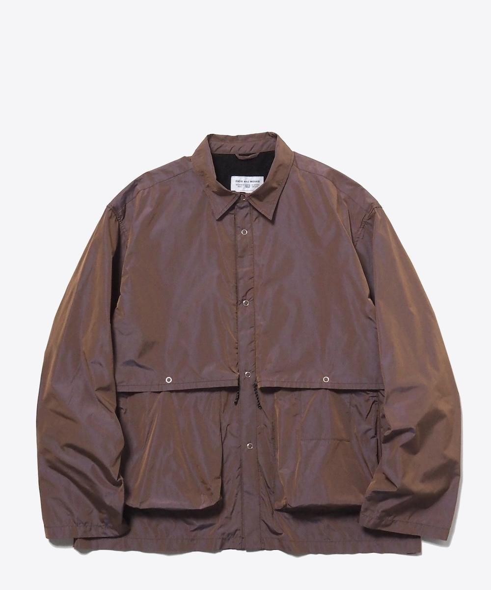ENDS and MEANS | UTILITY LIGHT SHIRTS JACKET - CHANTILLY-2F