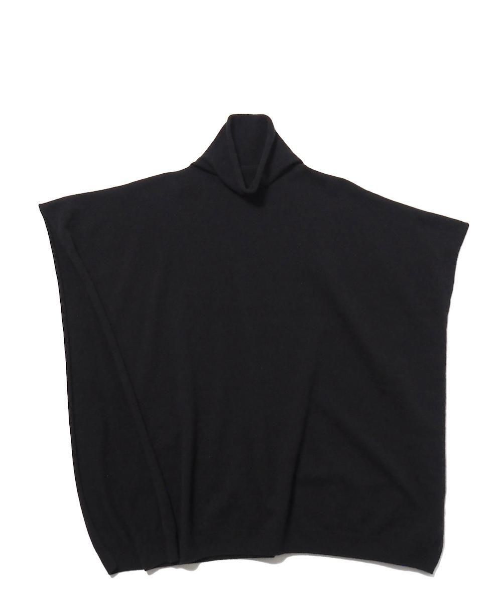 erme ウールポンチョコート　ブラック　musashi erme ウールポンチョコート ブラック musashi erme ウール