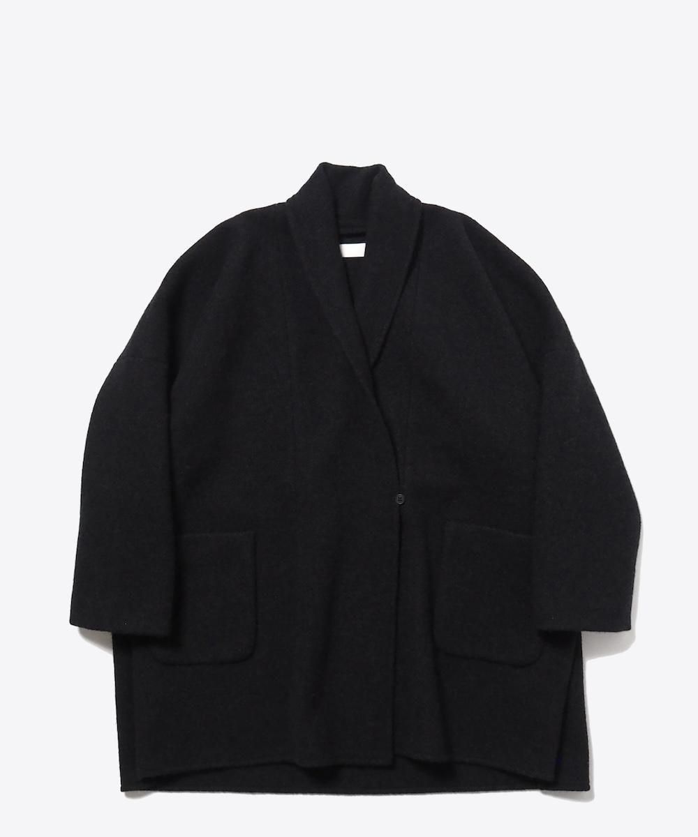 ◾️最終19日まで出品◾️evameva ヤクウールフードローブ 秋口に 最終価格 エバムエバ ヤクウール フードローブ evam eva