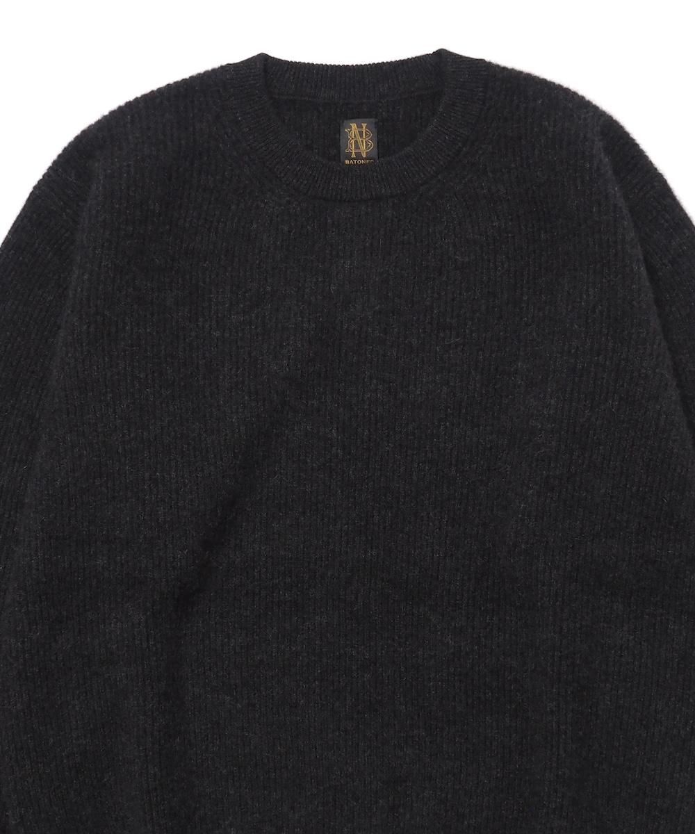 バトナー カシミアフォックスクルーネックニット BATONER | カシミヤフォックスクルーネック - CHANTILLY-2F