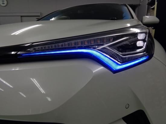 Ｃ－ＨＲ　ヘッドライトフィルム, - 長野県松本市のカーセキュリティ専門店 AQUA ／オンラインショップ