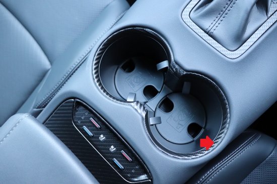 ドリンクホルダー トヨタ ハリアー ハリアーハイブリッド 80系 ブラック ABS製 運転席 助手席用セット AP-AS543-LR-BK  入数：1セット(左右) 品質が完璧 - 内装用品