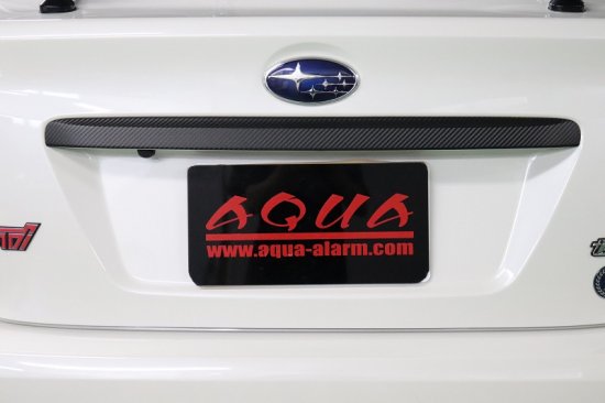 WRX STI VAB　リアガーニッシュシート - 長野県松本市のカーセキュリティ専門店 AQUA ／オンラインショップ