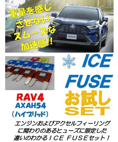 RAV4　ハイブリッド用　アイスヒューズお試しセット - 長野県松本市のカーセキュリティ専門店 AQUA ／オンラインショップ