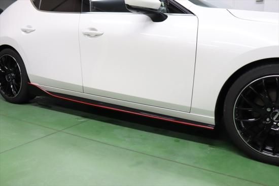 MAZDA3 サイドアンダースカートレッドラインシートVer2 - 長野県松本市