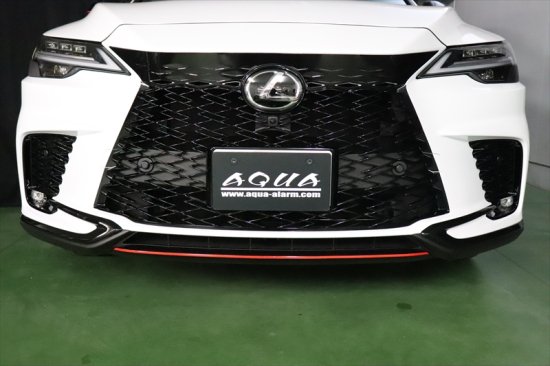 レクサスRX フロントバンパーレッドラインシート - 長野県松本市のカーセキュリティ専門店 AQUA ／オンラインショップ