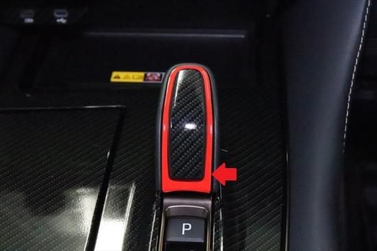 40ヴェルファイア サンセットブラウンレザー貼替え済シフトノブ 新型