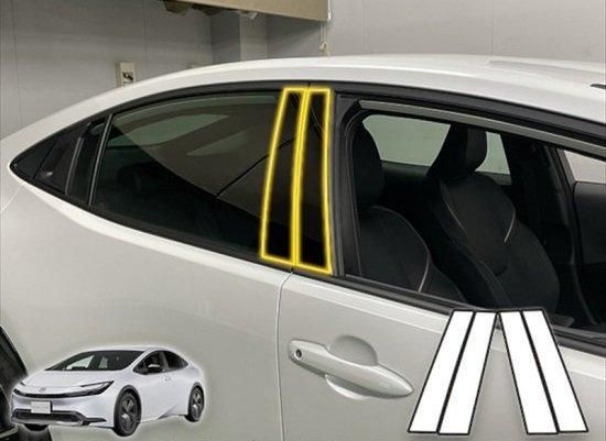 プリウス ZVW60/MXWH60型 8pフルセット ピアノブラックピラー バ無 プリウス ZVW60/MXWH60型 8pフルセット ピアノブラックピラー