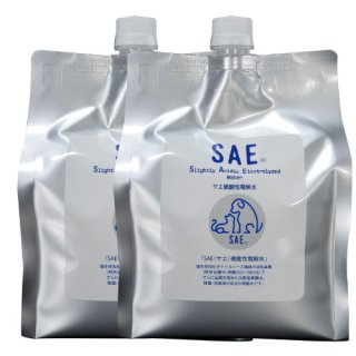 SAE微酸性電解水ペット用3Lx2本セット　1Lあたり700円