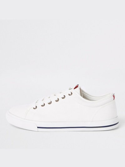 River Island ڥСɡCanvas Plimsolls 奢 ˡ ХǺ ۥ磻