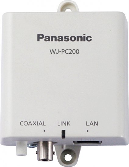 パナソニック 同軸ーLANコンバーター（カメラ側） WJ-PC200 - 音響機器・監視機器・無線機のヨコプロ