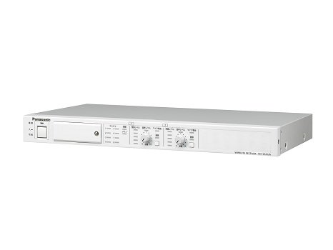 パナソニック 　1.9GHz帯　デジタルワイヤレスマイクシステム　（WX-SR200Aシリーズ）ワイヤレス受信機（２ｃｈ） WX-SR202A -  音響機器・監視機器・無線機のヨコプロ