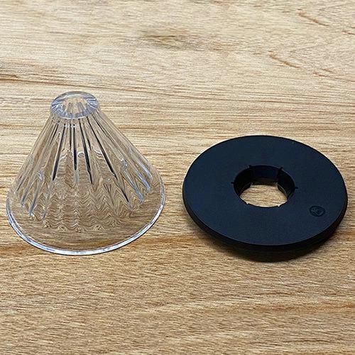 TIMEMORE クリスタルアイガラスドリッパー 02 ブラック【正規輸入品】