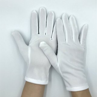 ナイロンダブルトリコット手袋 【マチ付 / 口丸】 (1双)