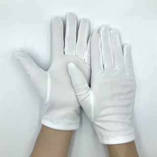 ナイロンダブルトリコット手袋 【左右兼用 / マチ付 / 口丸】 (1双)