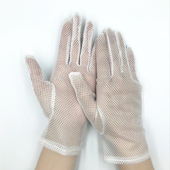 メッシュ手袋 マチ付 (2双)_作業用・礼装用手袋