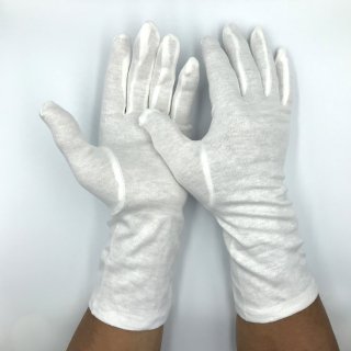 綿スムス マチ付手袋 【ロング 30cm】 (1双)_作業用手袋