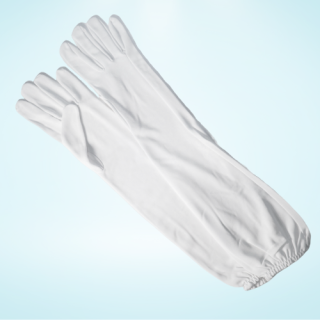 ナイロンダブル特殊手袋 【ロング 50cm】 【立体縫製】 (1双)