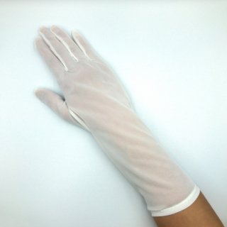 ナイロンハーフ マチ付手袋 【ロング 33cm】 (1双)