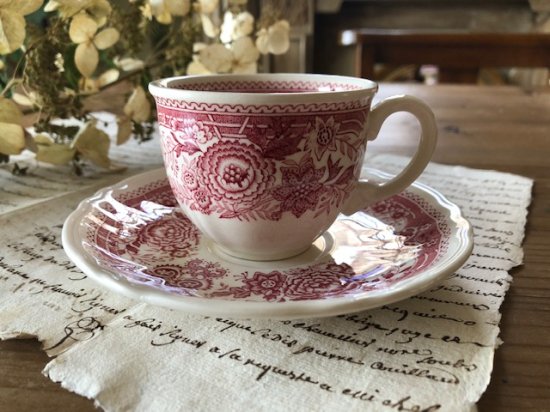 ビレロイ＆ボッホ(VILLEROY&BOCH)Bourgenland RED 花々のカップ