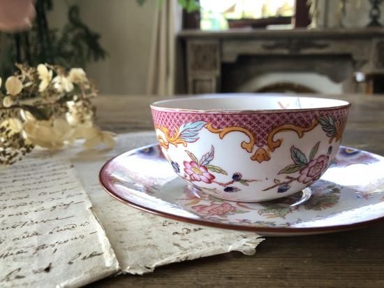 フランス/サルグミンヌミントン＃216甘いピンクのカップ